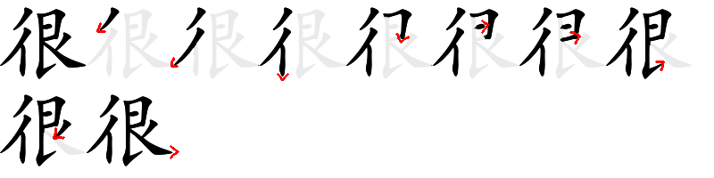 HSK 1: Writing characters