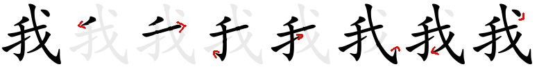 HSK 1: Writing characters